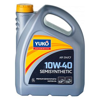 Масло моторное полусинтетическое 4л 10W-40 Semisynthetic Yuko