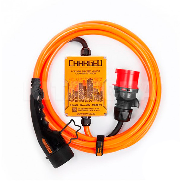 Зарядка для електромобіля GB/T AC 22 кВт 32A 3-фази Multibase ChargeU (CS-AG313)