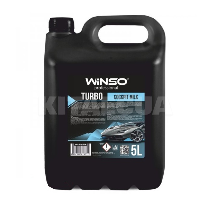 Поліроль для пластику 5л Turbo Cockpit Milk Winso (880740)