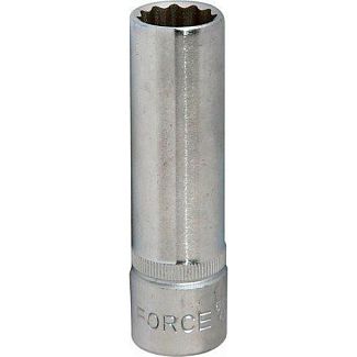 Головка торцевая 12-гранная удлиненная 16 мм 1/2" 77 мм FORCE