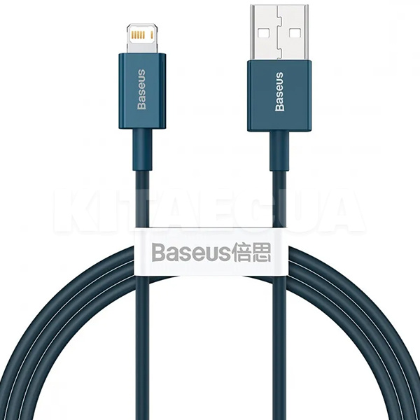 Кабель USB - Lightning 2.4A Superior Series 1м синий BASEUS (317640004)