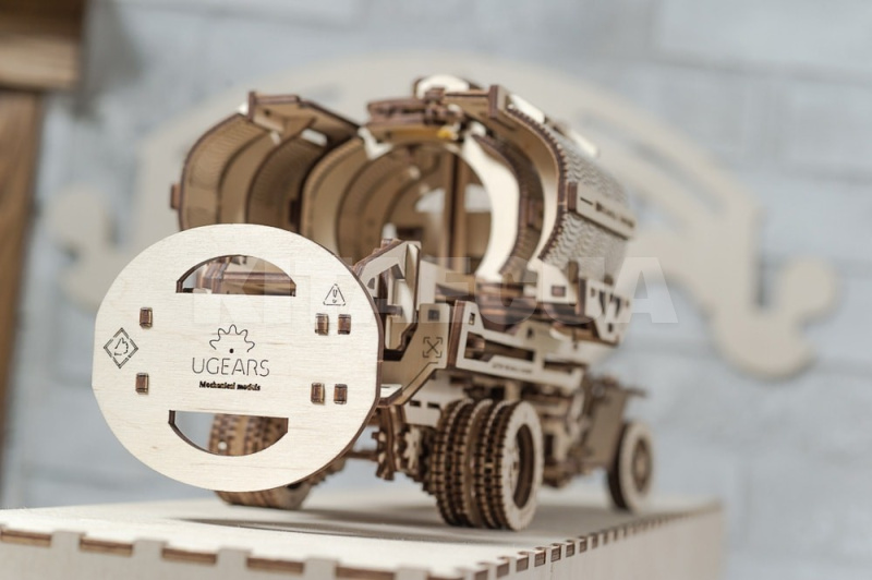 Механическая модель 3D пазл "Автоцистерна" UGEARS (70021) - 6