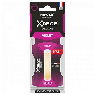 Ароматизатор жидкий листик "фиолетовый" 5мл X Drop Delux Violet NOWAX