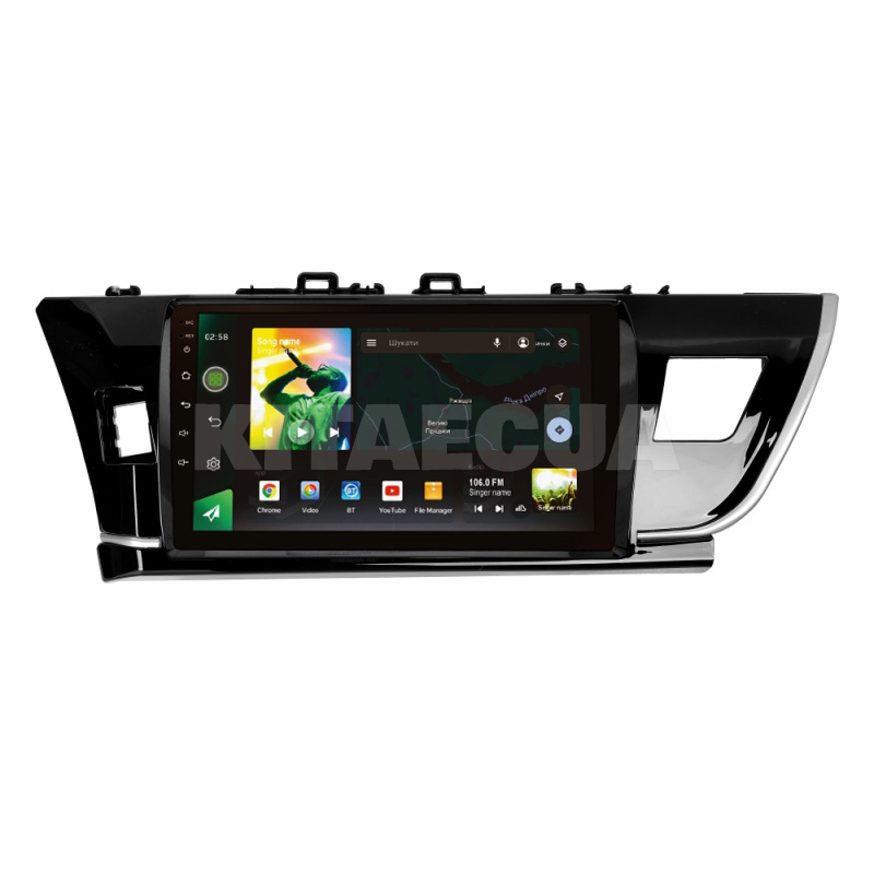Штатна магнітола X10232 2+32 Gb 10" Toyota Corolla 11 Middle East 2013-2017 (A) SIGMA4car (34206)