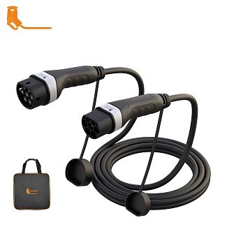 Кабель удлинительный Type2 - Type2 7.4 кВт 32А для зарядки авто 5м FEYREE