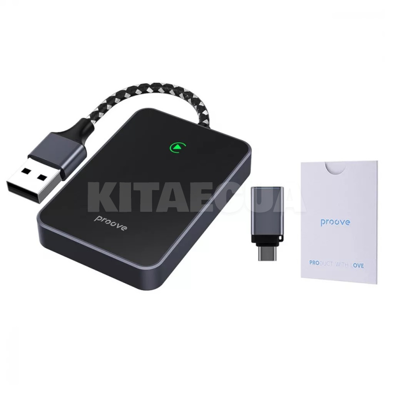 Беспроводной адаптер Bluetooth USB/Type-C iOS CarPlay СP-01 Wireless PROOVE (555520001) - 2