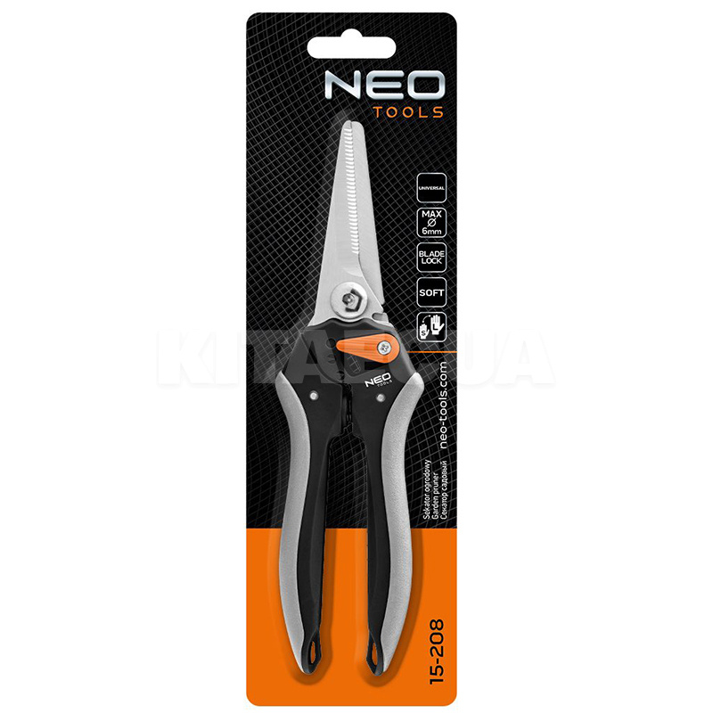 Секатор универсальный 6 мм NEO Tools (TP15-208) - 5