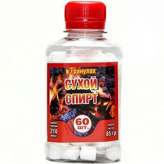 Сухой спирт в гранулах 60 шт ECOWOOD PLUS