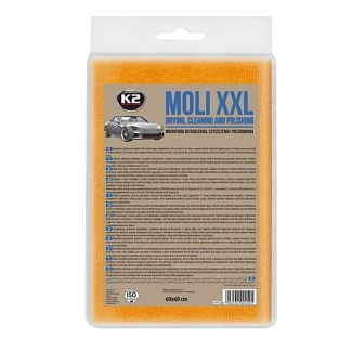 Микрофибра для авто Moli XXL 60х60см универсальная K2