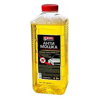Омивач літній 2л 0°с "антимошка" EXOL
