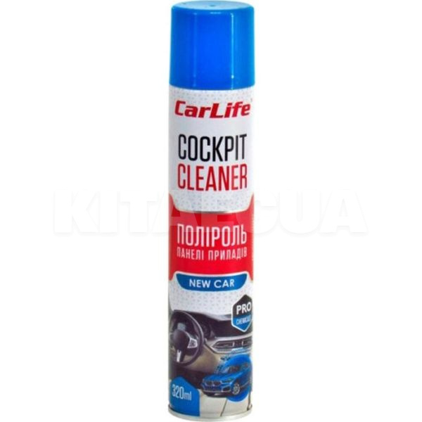 Полироль для пластика "новый автомобиль" 320мл cockpit cleaner CARLIFE (CF325)
