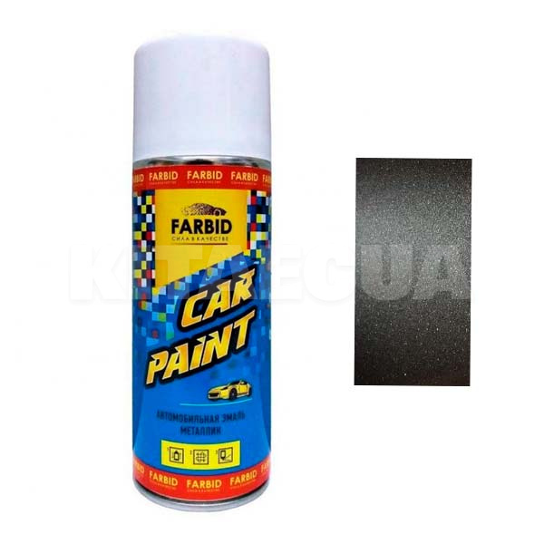 Фарба-емаль металік 400мл "Мокрий асфальт" 626 FARBID (00000262034-FARBID)
