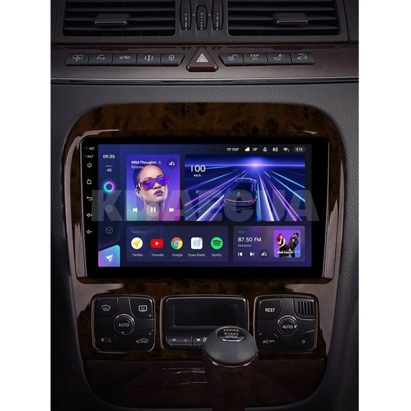 Штатная магнитола CC3L 4+32Gb 9" Mercedes Benz S-Class W220 1998-2005 (L1) Teyes (42775) - 2