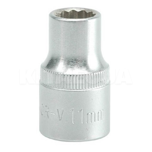 Головка торцева 12-гранна 11 мм 1/2" 38 мм YATO (YT-1273)