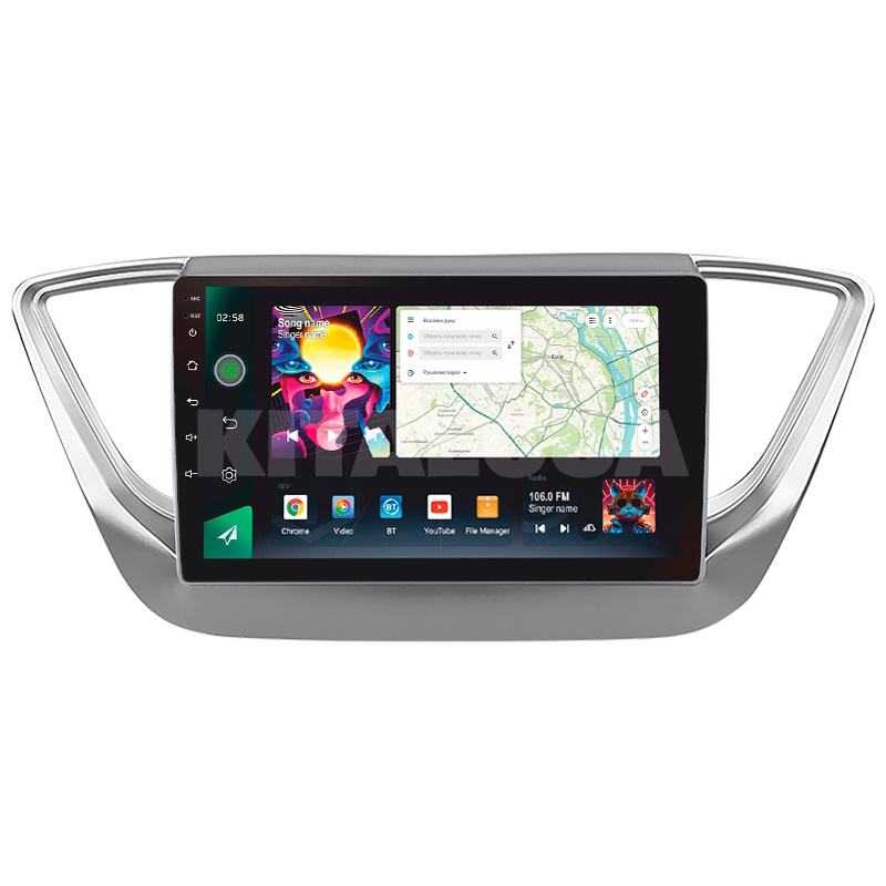 Штатная магнитола PRO 9464 4+64 Gb 9" Hyundai Solaris 2 2017-2020 SIGMA4car (39667)