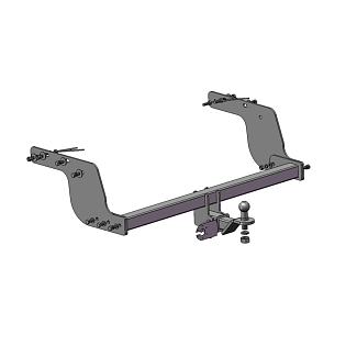 Фаркоп знімний Mazda BT 50I пікап (2006-2011) під американський квадрат Автопроставка