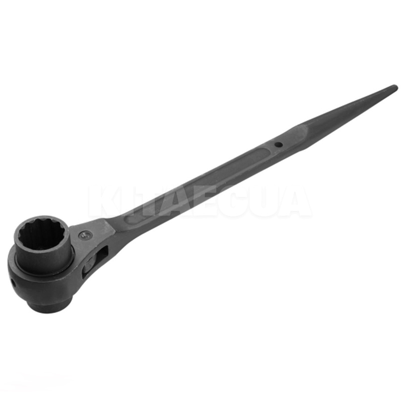 Ключ накидной с трещоткой 19 х 24 мм 12-гранный Scaffold TOLSEN (15297)