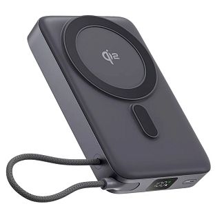 Портативная зарядная батарея OverPower Qi2 10000 мАч 355W серый PROOVE