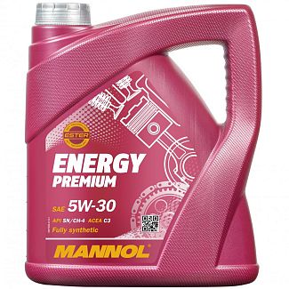 Масло моторное синтетическое 4л 5W-30 Energy Premium Mannol