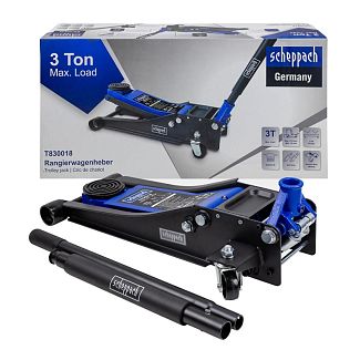 Домкрат гідравлічний підкатний до 3т (75-510мм) SCHEPPACH