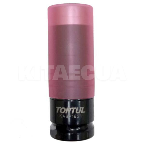 Головка ударная удлиненная 6-гранная для шиномонтажа 21 мм 1/2" 86 мм TOPTUL (KABP1621)