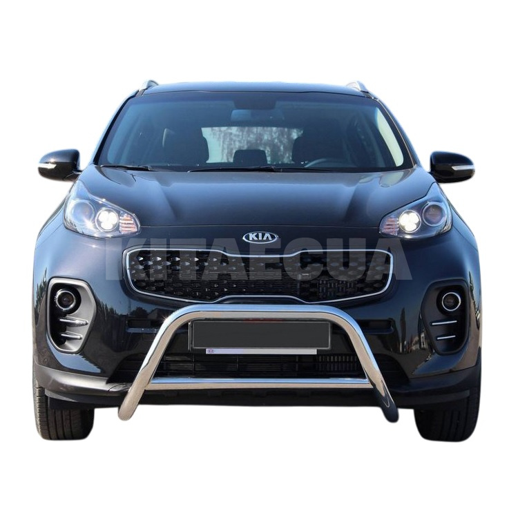 Кенгурятник WT006 Kia Sportage 2015-2021 нержавеющая сталь CAN (dd27765) - 2