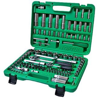 Набор инструментов 1/4" и 1/2" 12-гранные 108 предметов TOPTUL