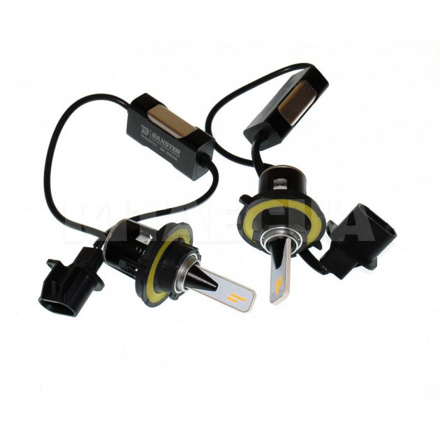 LED лампа для авто P H13 P26.5t 21W 6000K (комплект) BAXSTER (00-00007882)