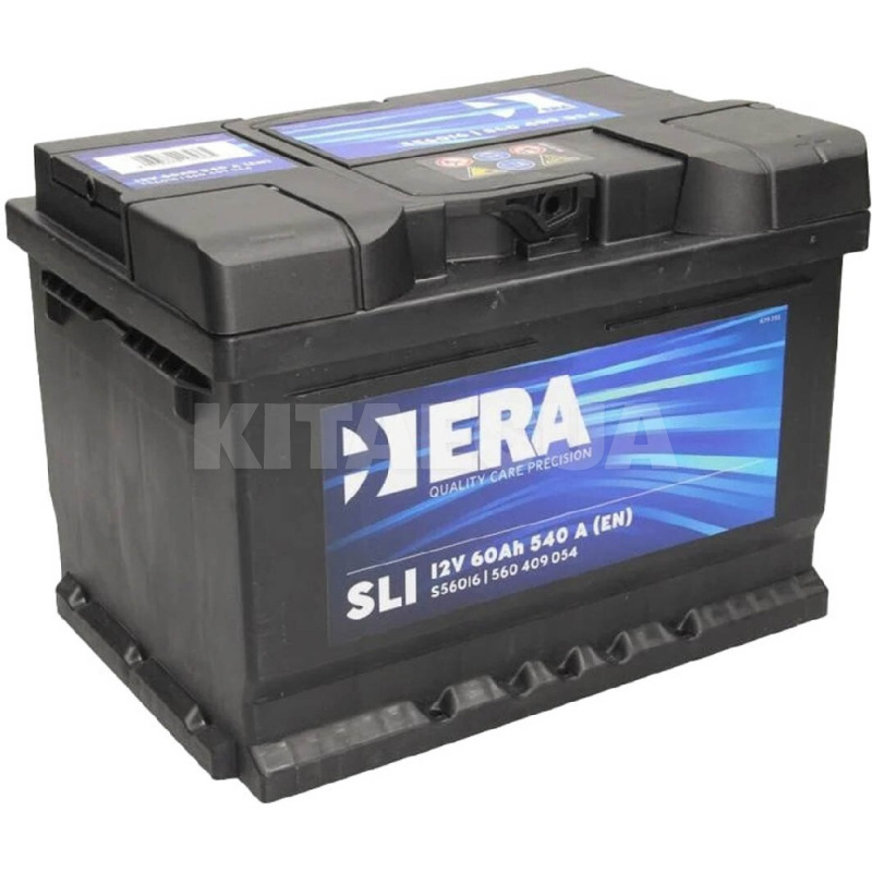 Акумулятор автомобільний 60Ач 540А "+" праворуч ERA (S56016)