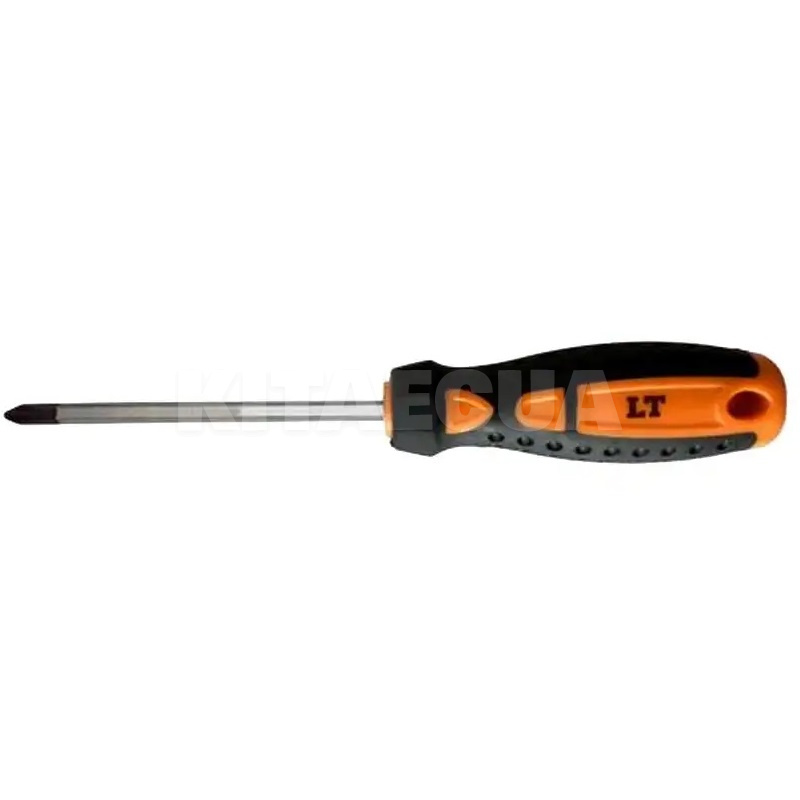 Викрутка хрестова посилена шестигранний стрижень CrV. PROSERIES PH1*125 мм LEVTOOLS (0301-PH1-125)