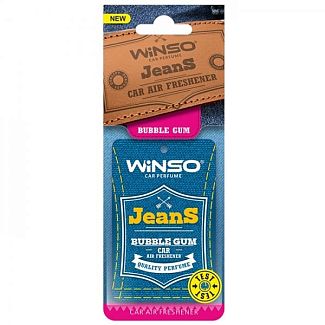 Ароматизатор Jeans Bubble Gum " жвачка" сухой листик Winso