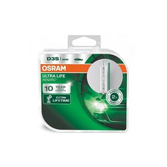 Ксеноновая лампа D3S 35W 85V (PK32d-5) 2шт. UltraLife Osram