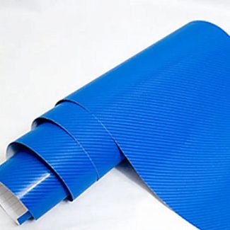 Пленка (декоративная) для кузова1,52 x 3m, синяя carbon KING