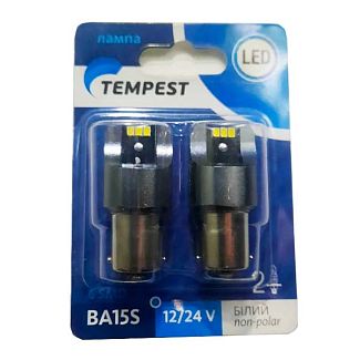 LED лампа для авто BA15S (комплект) Tempest