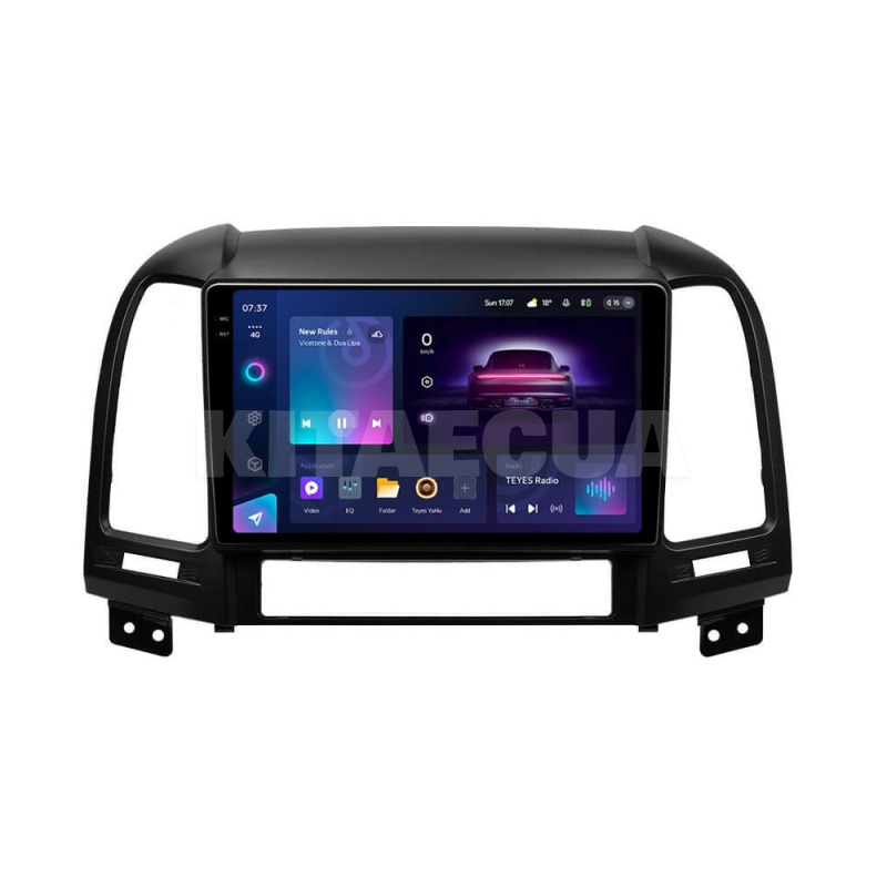 Штатная магнитола CC3 4+64 Gb 9" Hyundai Santa Fe 2 2006-2012 2k Teyes (31606)