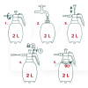 Опрыскиватель садовый механический 2 л VERTO (TP15G503)