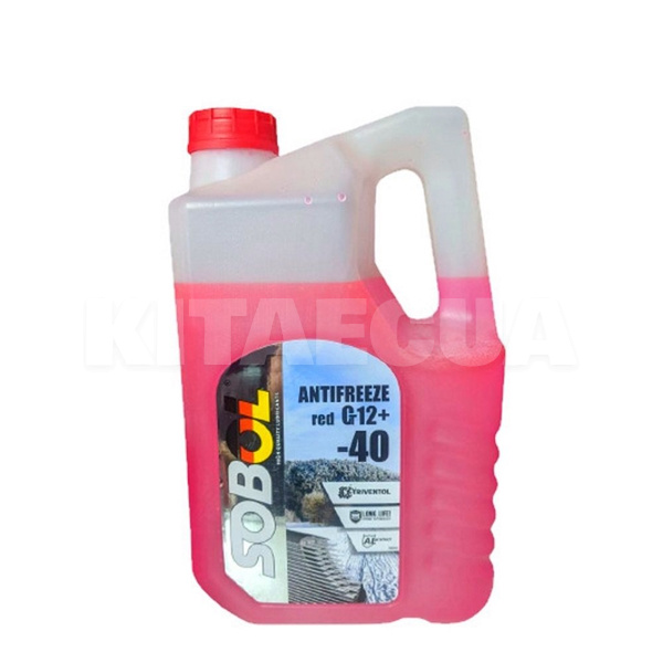 Антифриз червоний 5л G12+ -38 °С SOBOL (9576)