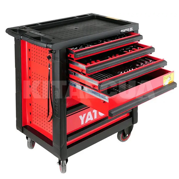 Візок з інструментами 958х766х465 мм (6 секцій) YATO (YT-5530) - 2