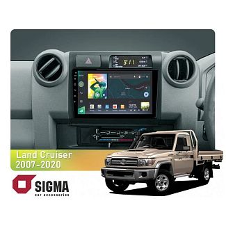 Штатная магнитола X9232 2+32 Gb 9" Toyota Land Cruiser 70 Series LC 79 2007-2020 SIGMA4car