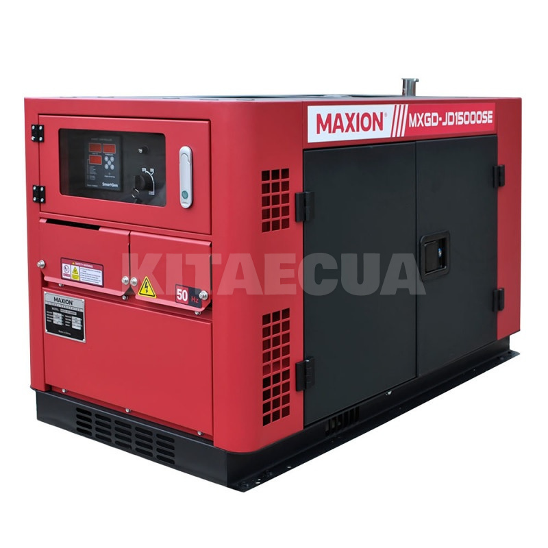 Генератор дизельний 10.5кВт безшумний ручний і електро запуск MAXION (MXGG-JD15000SE) - 2