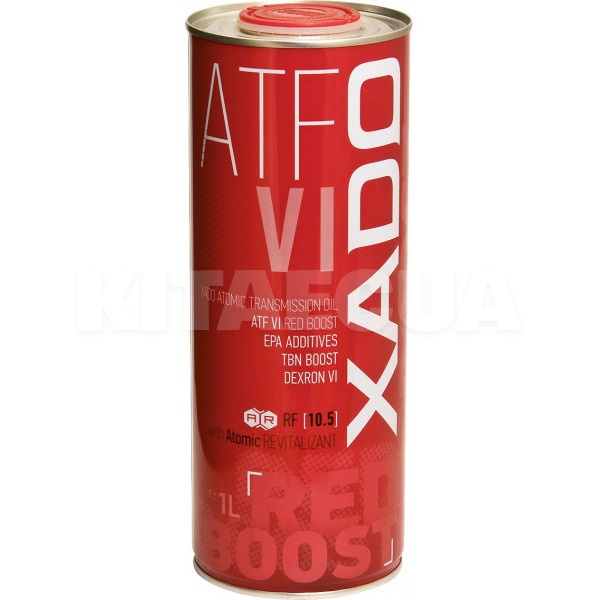 Олія трансмісійна синтетична 1л ATF VI Red Boost XADO (XA 26124)