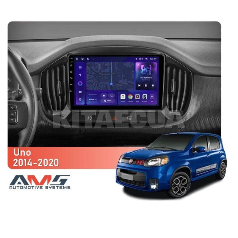 Штатна магнітола MOSS M3 4+32 ГБ 9" Fiat Uno 2014-2020 (L1) AMS (49852) - 2