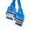 Кабель USB AM - AM 1.5м синий PowerPlant (KD00AS1228)