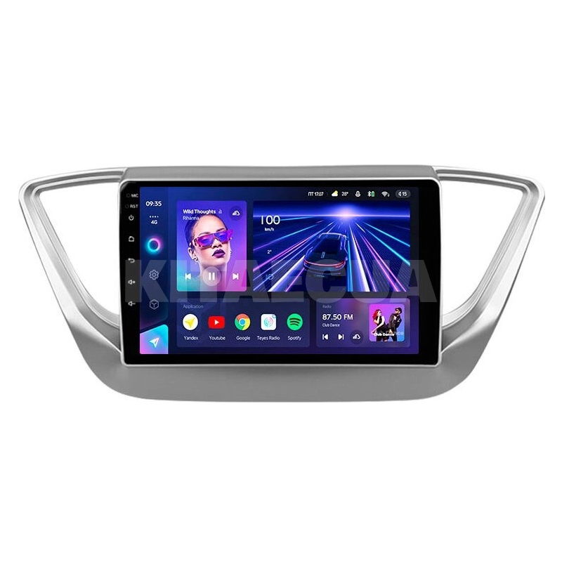 Штатная магнитола CC3L 4+32Gb 9" Hyundai Solaris 2 2017-2020 (A) Teyes (42639)