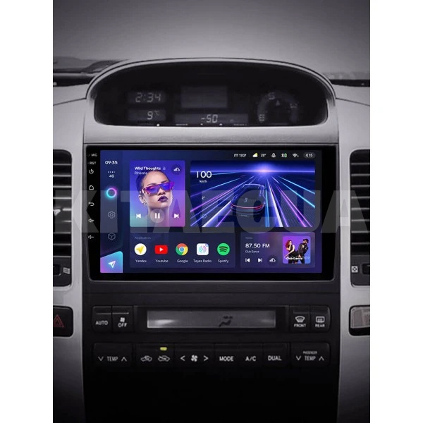 Штатна магнітола CC3 4+32 Gb 9" Toyota Land Cruiser Prado 120 2002-2009 (F1 A) Teyes (46928) - 2