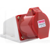 Розетка силова настінна 32A 5-пін 415В червона E.NEXT (3826)
