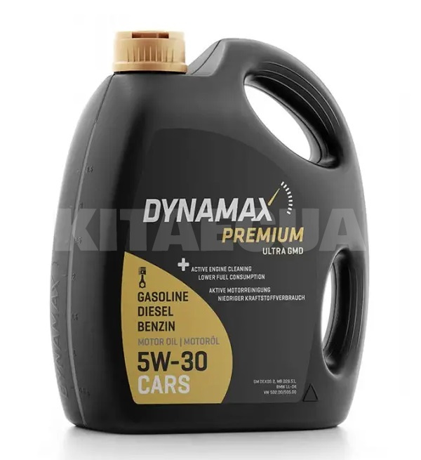 Масло моторное синтетическое 5л 5W-30 PREMIUM ULTRA GMD DYNAMAX (502020)
