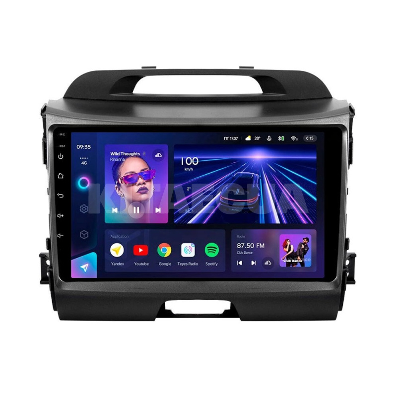 Штатная магнитола CC3L 4+32Gb 9" Kia Sportage 3 SL 2010-2016 (A) Teyes (42710)