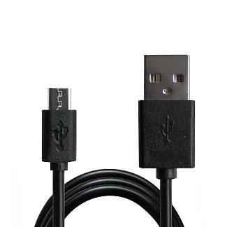 Кабель USB - microUSB медный 1.5м черный Grand-X