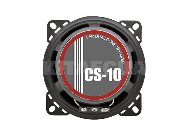 Динаміки коаксіальні 1-но смугові круглі 4 " (10 см) чорний 100втgray (2 шт) Celsior (CS-10) - 3